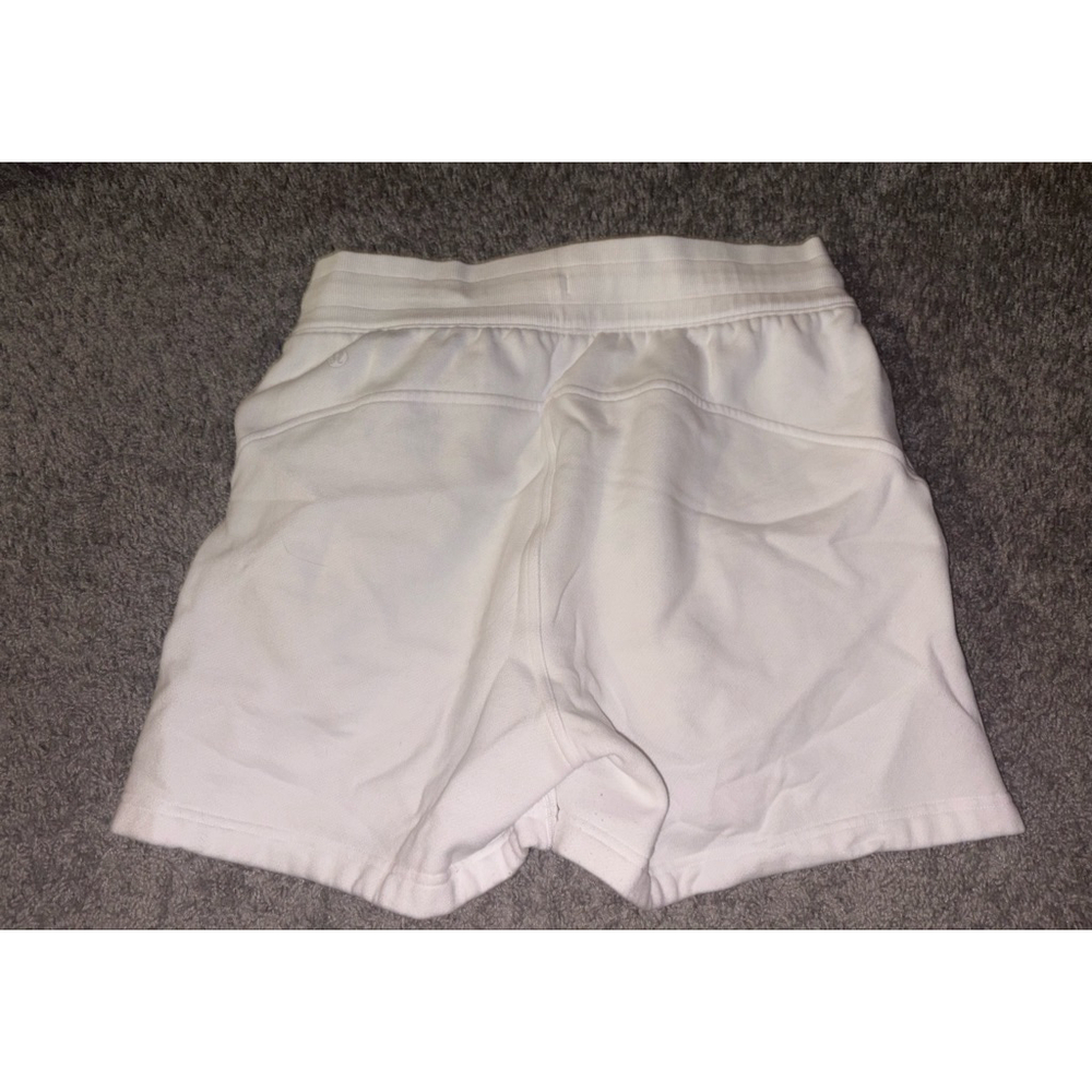 White Scuba LuluLemon Shorts - Picture 2 of 3